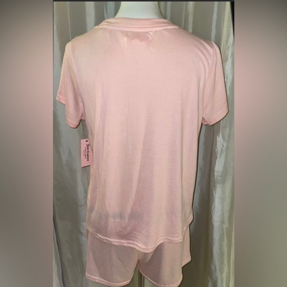 New! Juicy Couture Dreamy Pink/Black Logo PJ/Lounge Short Set Size L👑Final Price - Picture 8 of 15